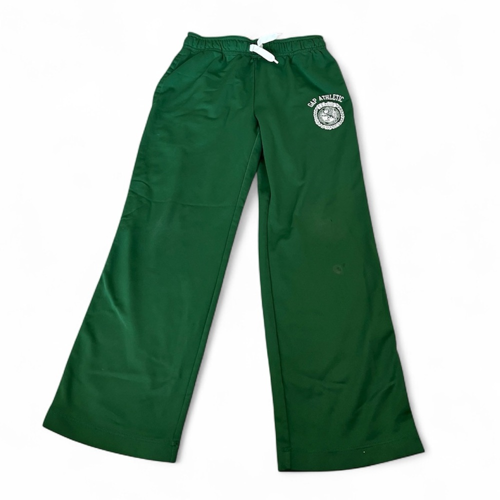 🟢GAP: Boy’s size M, green track pants w/pockets, preowned🟢
